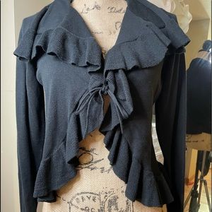 Axcess small black cardigan